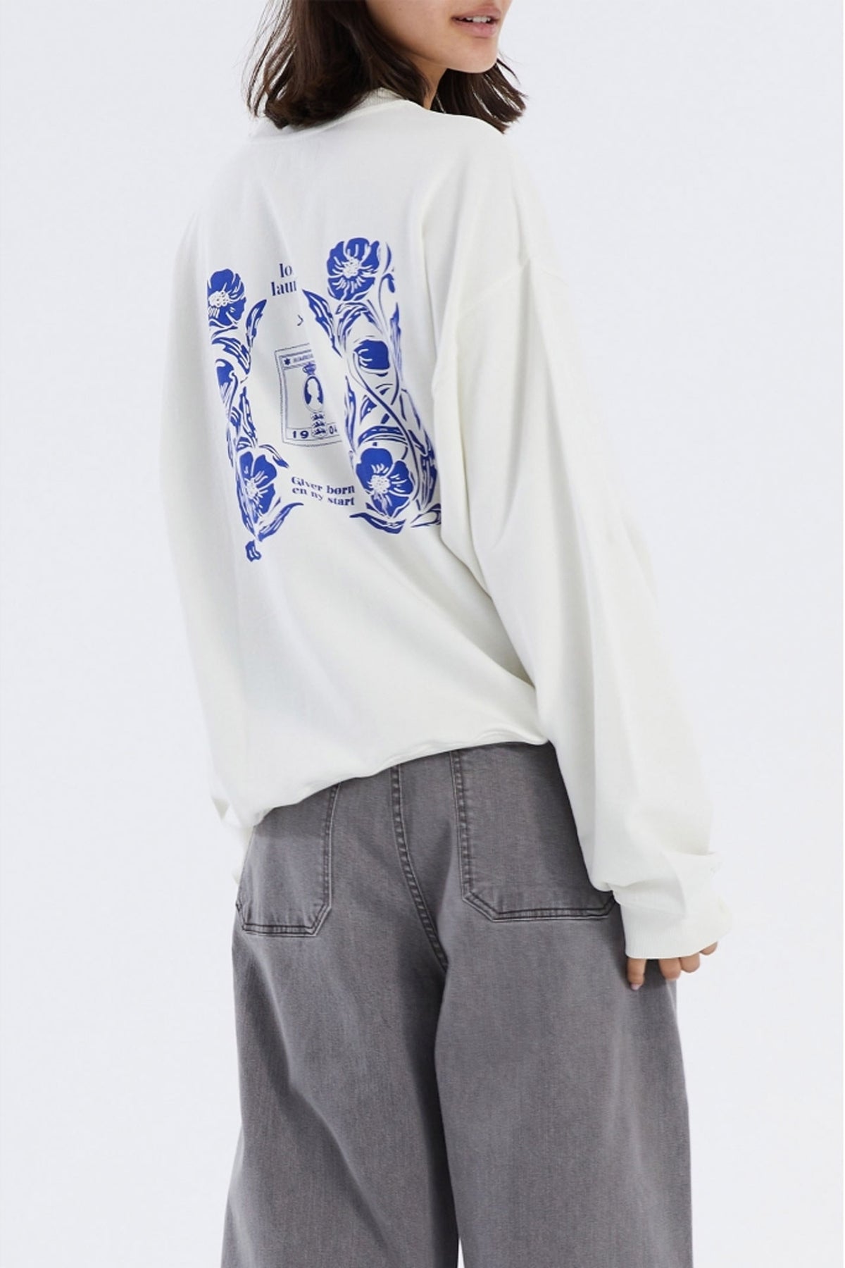 California Julemærke Sweat 02 Creme - 90024-2005