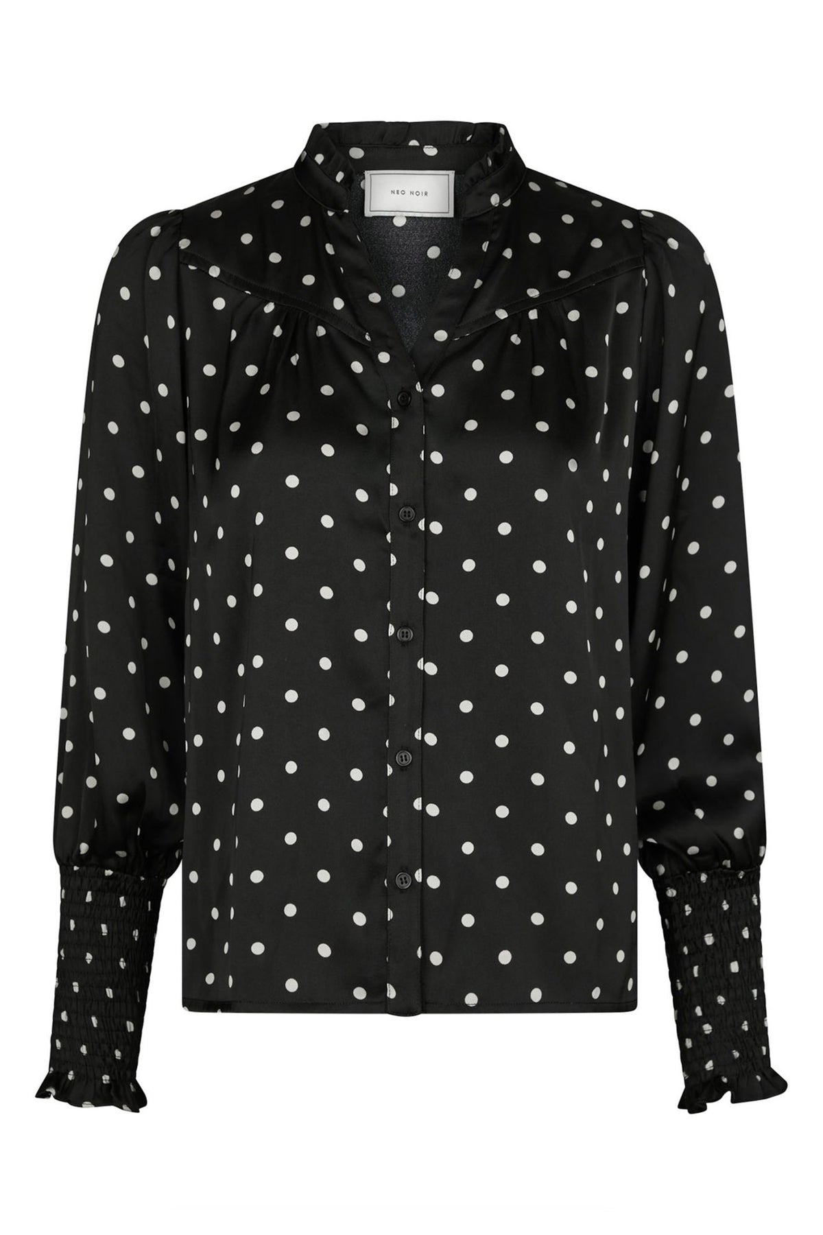 Dot Blouse Black - 167161