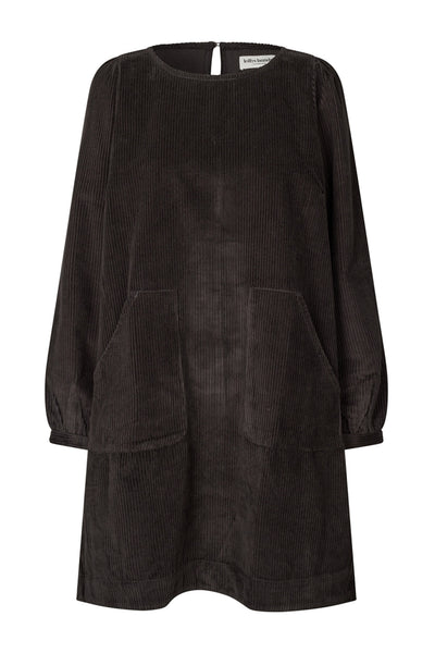 CarlaLL Short Dress 87 Dark Mokka - 25445-3018 Thumbnail