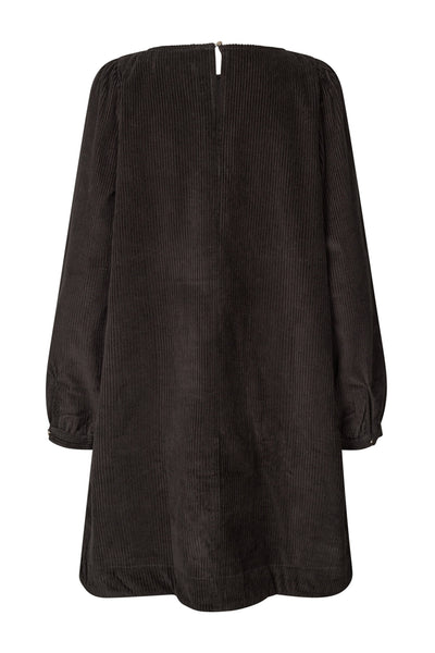CarlaLL Short Dress 87 Dark Mokka - 25445-3018 Thumbnail