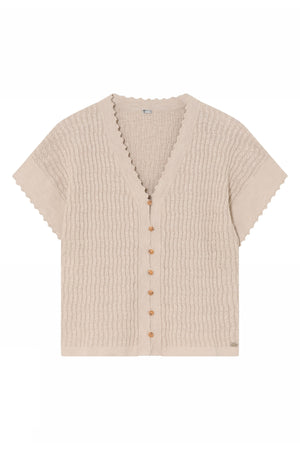 Carly, stickad cape-kofta 2033-Moonlight - 61403/3736