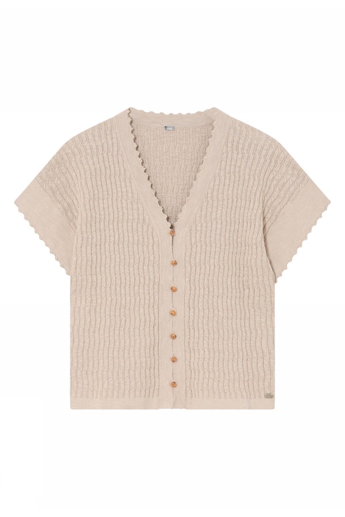 Carly, stickad cape-kofta 2033-Moonlight - 61403/3736