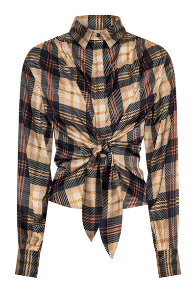 LEE SHIRT TARTAN Brun - 96992 Thumbnail
