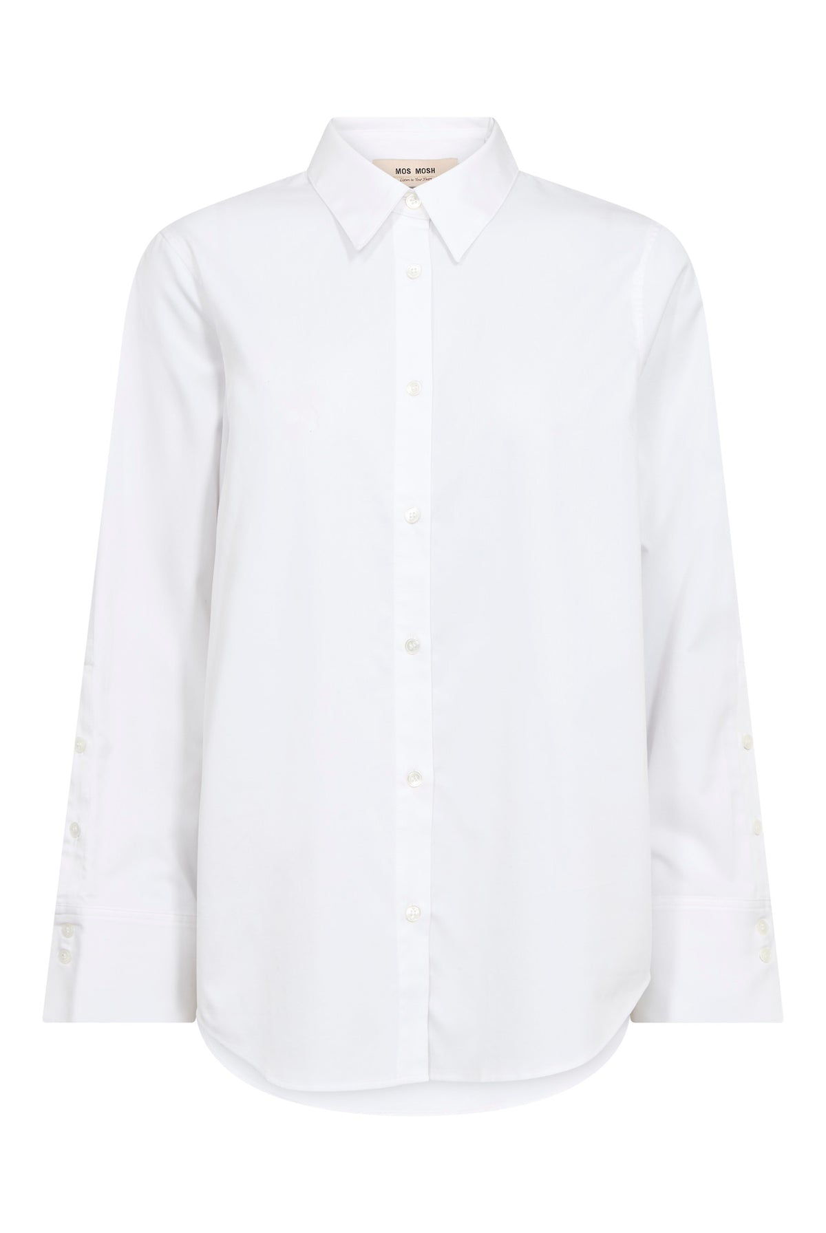 MMWinola Cotton Twill Shirt White - 182350