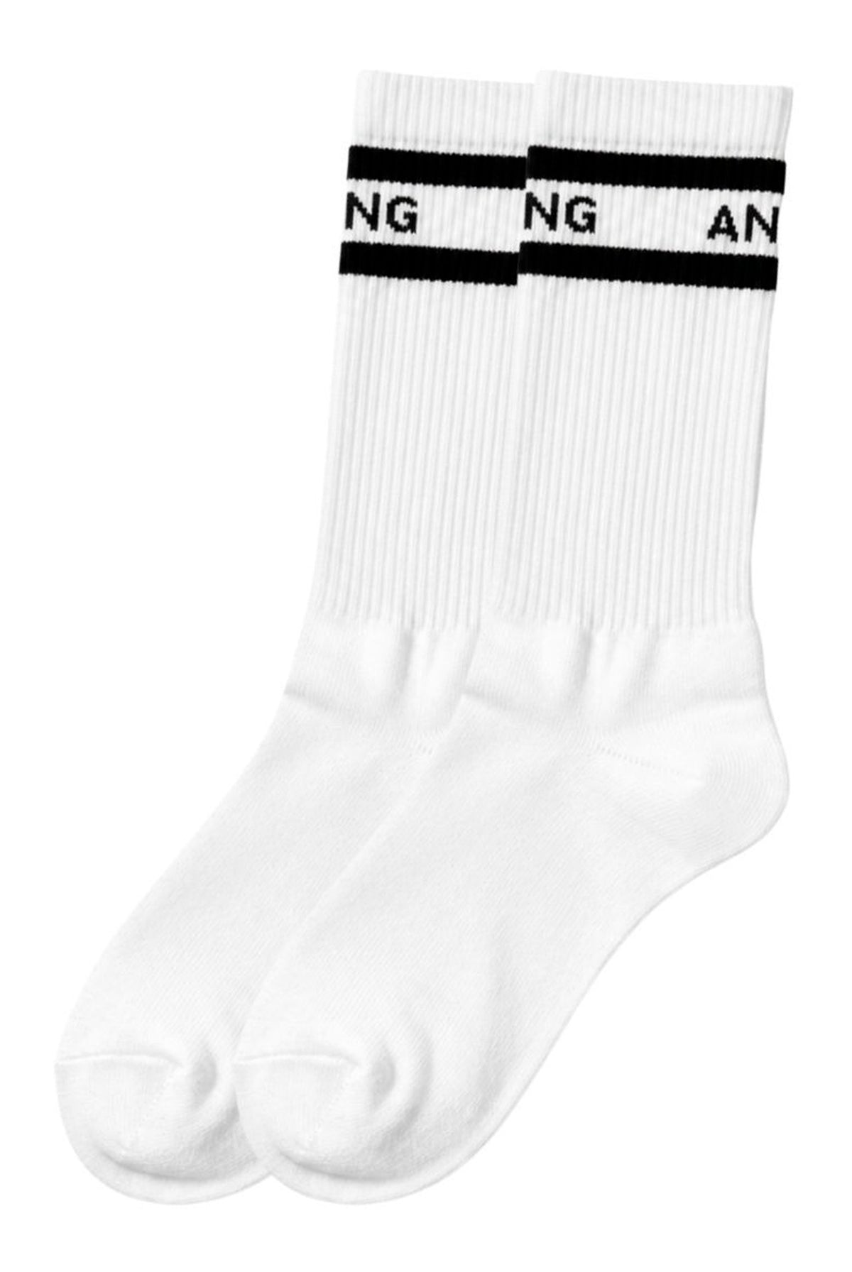 ONE SULLY SPORTY SOCKS 0139 Vit Svartrandig - A-2213078