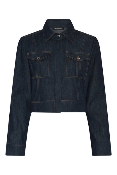 ChambraBBGlorita skjorta Denimblå - BBW4945 Thumbnail