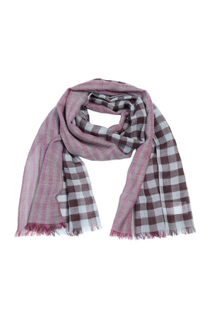 Checks n Stripe Halsduk AQUA CHECKS 'N STRIPES - 266-5128-6008
