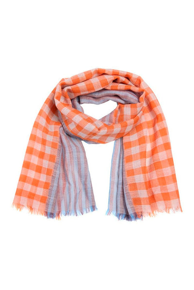 Checks n Stripes Halsduk ROSE DUST CHECKS 'N STRIPES - 266-5128-6008 Thumbnail