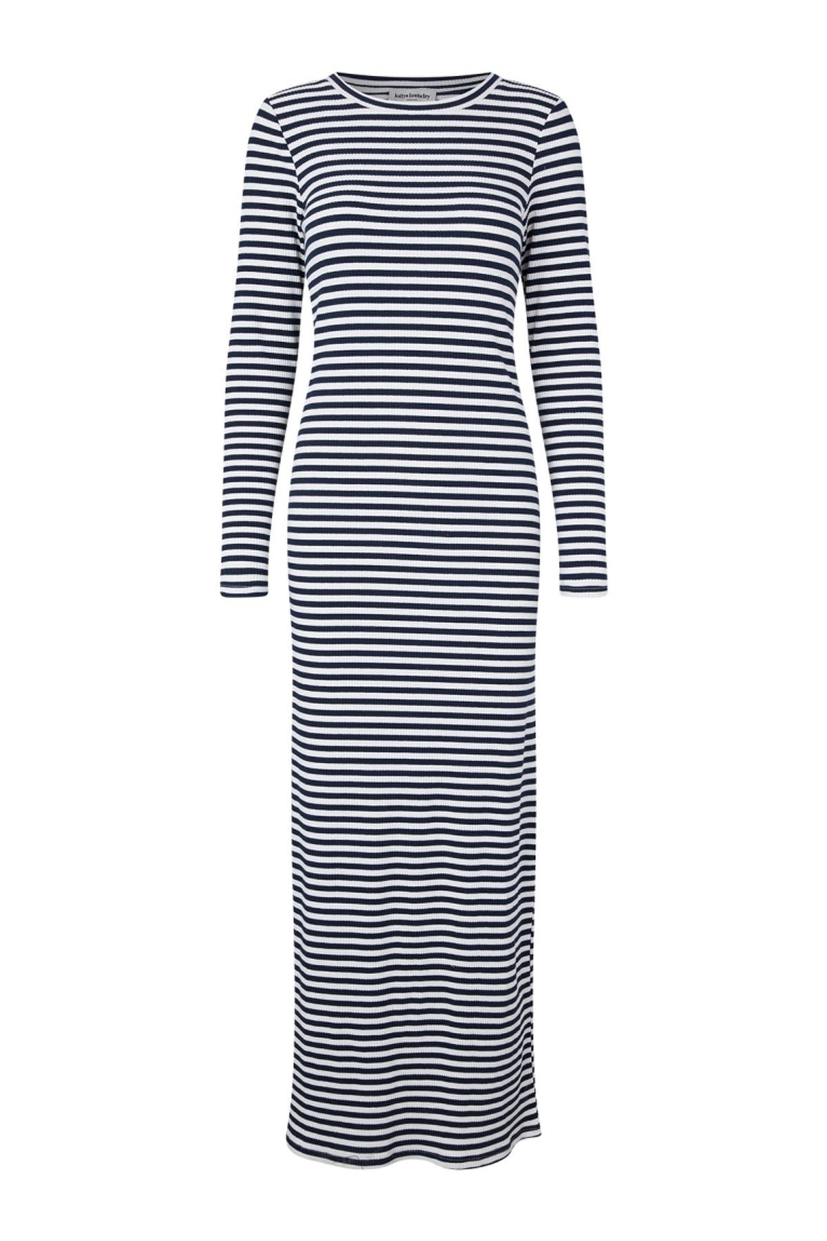 ChristineLL Maxi Dress LS 26 Marinblå
