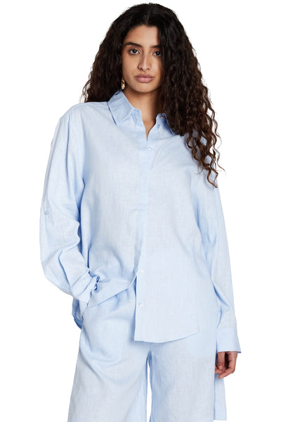 LinvisBBAgatah skjorta Eventide Blue - BBW4982 Thumbnail