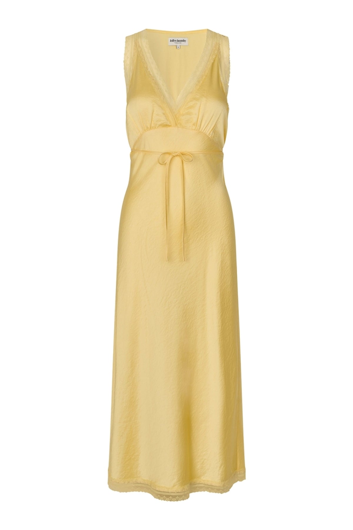 Clarill Midi Dress Sl Ljusgul - 26252-3012
