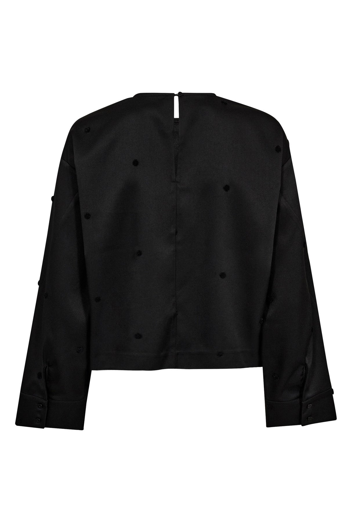 CloverCC Dot Blouse 96-Black - 35914