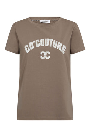 CocoutureCC Logo Tee 154-Walnut - 43004
