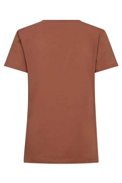 CocoutureCC Logo T-shirt 80-Choklad - 43004 Thumbnail