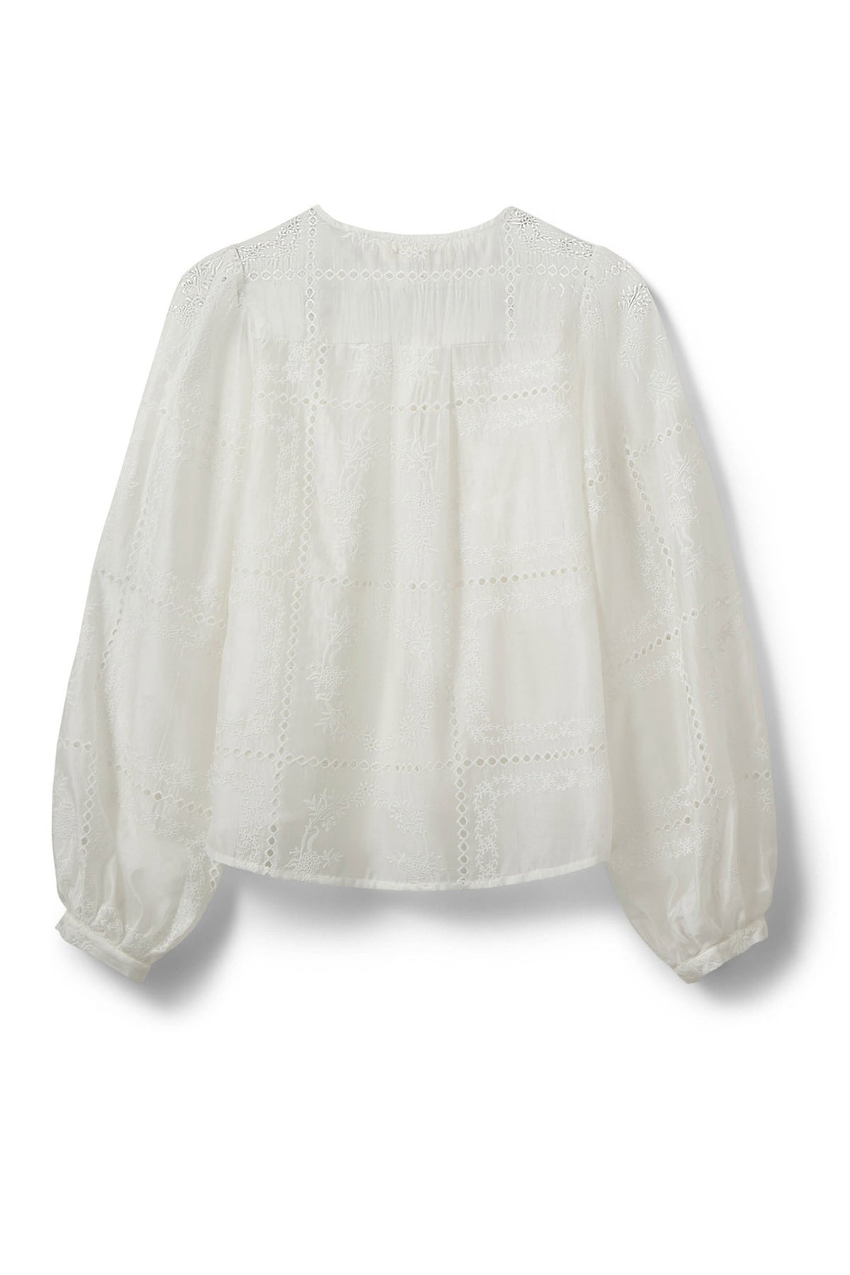 Corasw Detaljerad brodyrtröja OFF WHITE - S263263