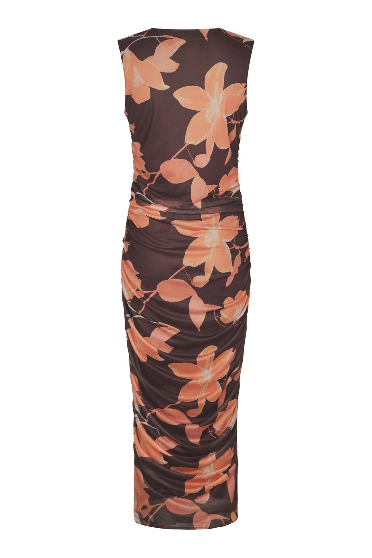 Corilina Flower Mesh Dress Brun - 168542