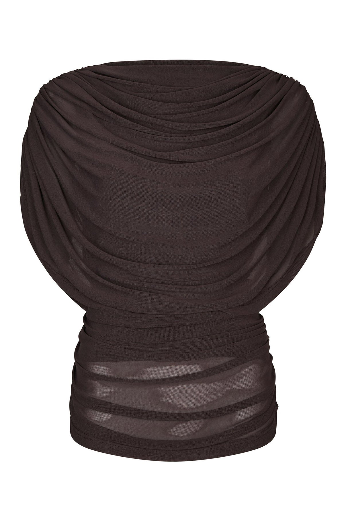 Cottuna Drapy Mesh Brun - 167205