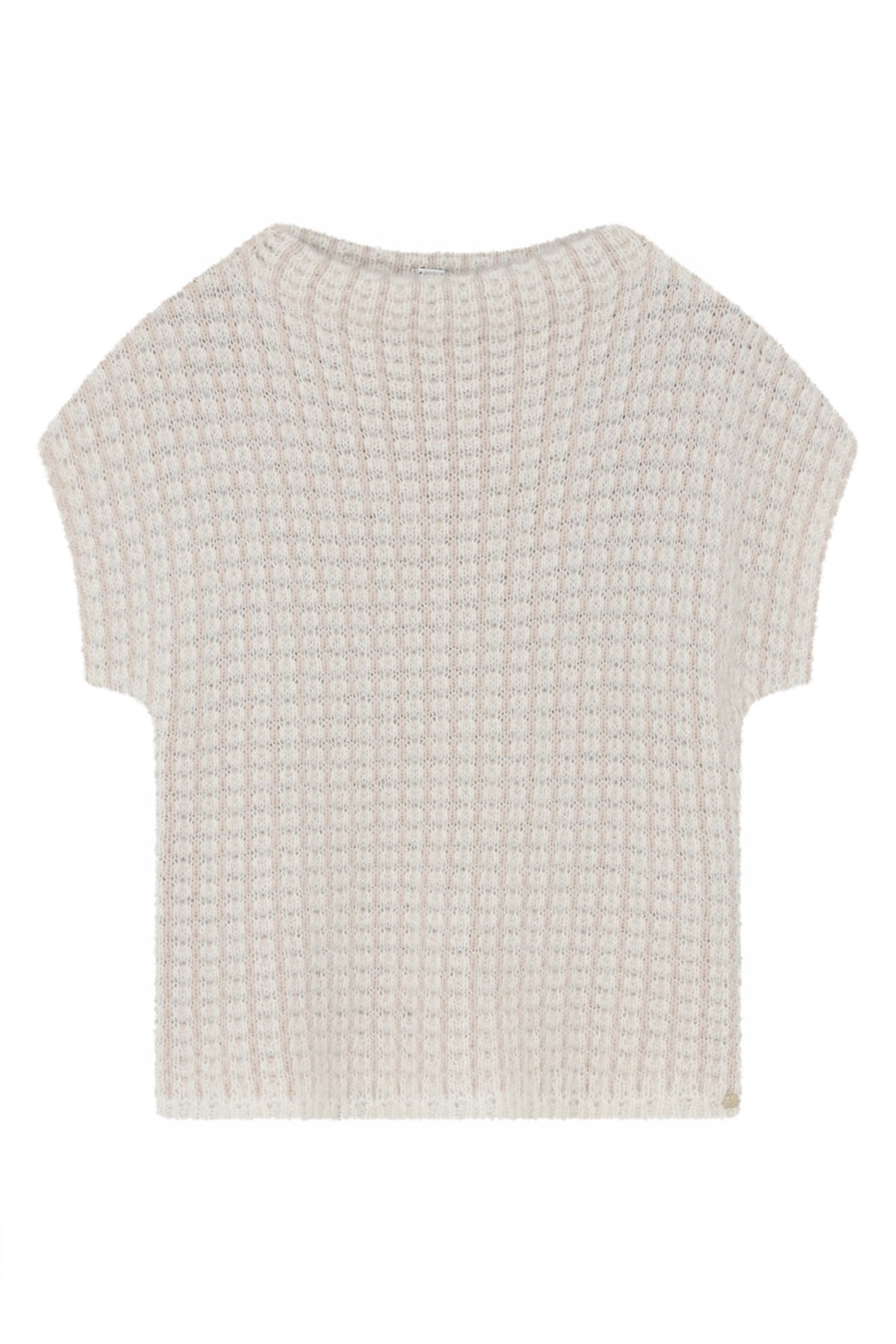 Coya, stickad cape 1010-Off White - 60438/3757