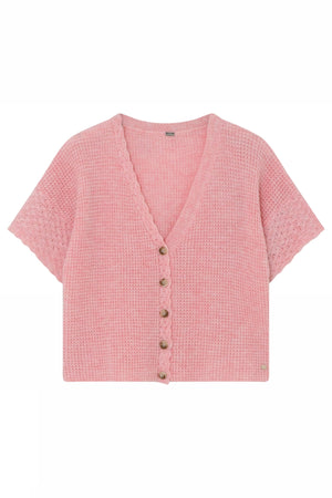 Coya, stickad cape-kofta 96430-QuartzPink - 60400/3790