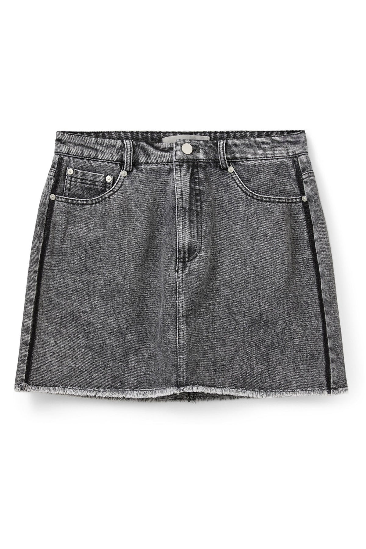 DAFNESW KJOL 1015 Washed black - S253271