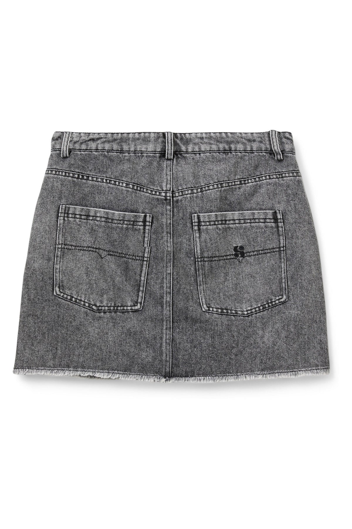 DAFNESW KJOL 1015 Washed black - S253271