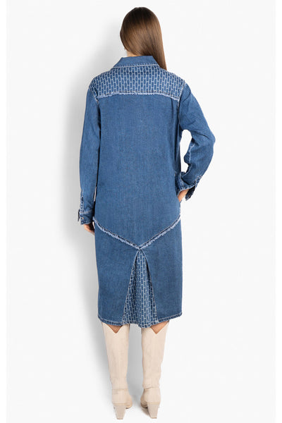 DHARMA Klänning 9501 Light Wash Blue Denim - 2610160516 Thumbnail