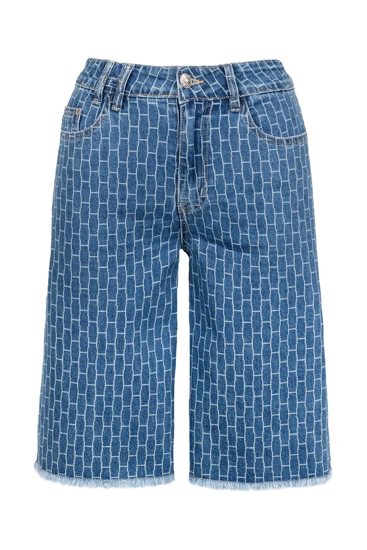 DHARMA Shorts 9501 Ljusblå tvättad denim - 2610240512