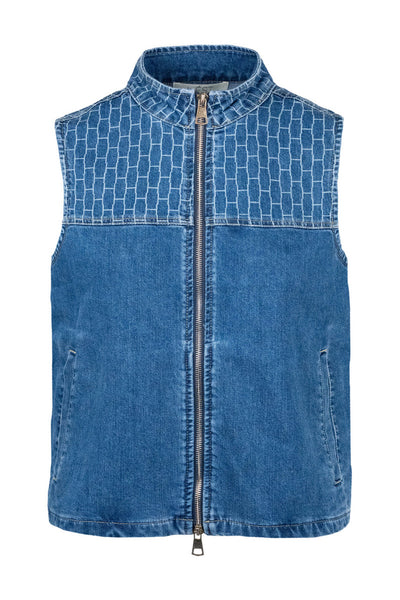 DHARMA Väst 9501 Ljusblå Denim - 2610190520 Thumbnail
