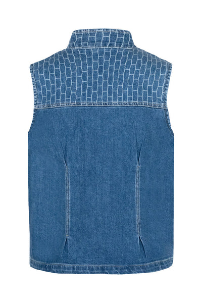 DHARMA Väst 9501 Ljusblå Denim - 2610190520 Thumbnail