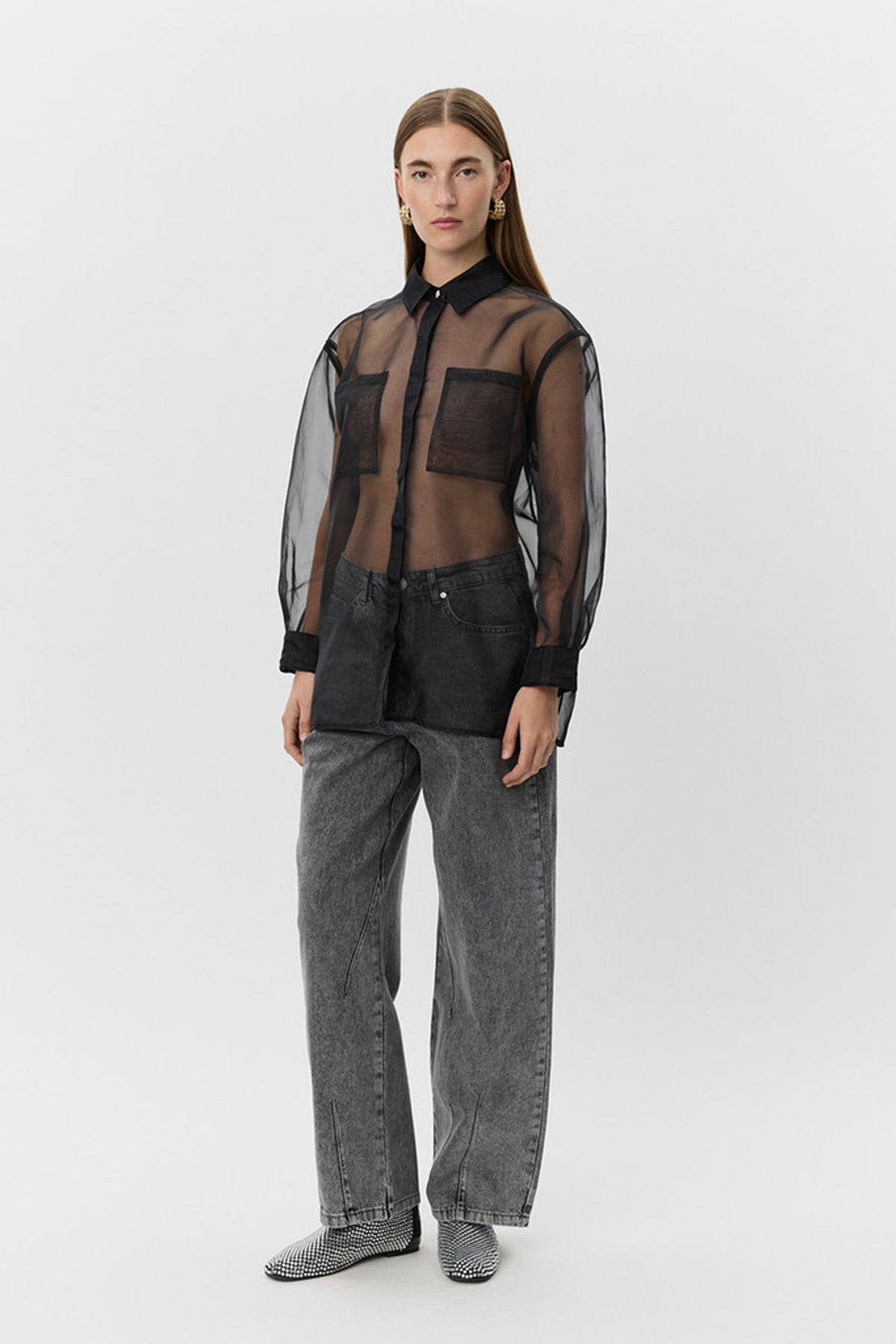 DONNASW SHIRT 1000 Svart - S254465