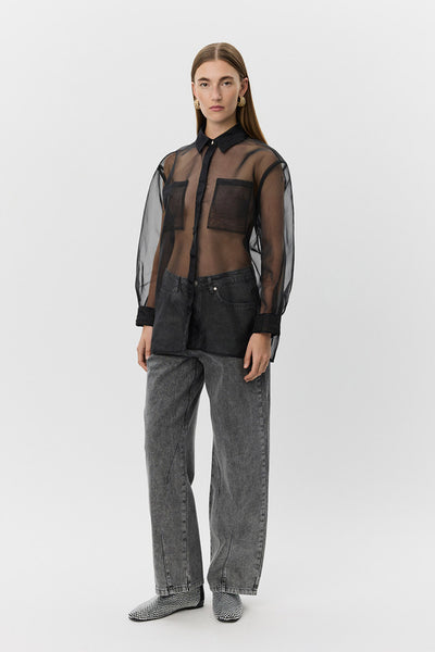 DONNASW SHIRT 1000 Svart - S254465 Thumbnail