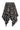 DagnyCC Check Tie Skirt 65001-Svart - 500069