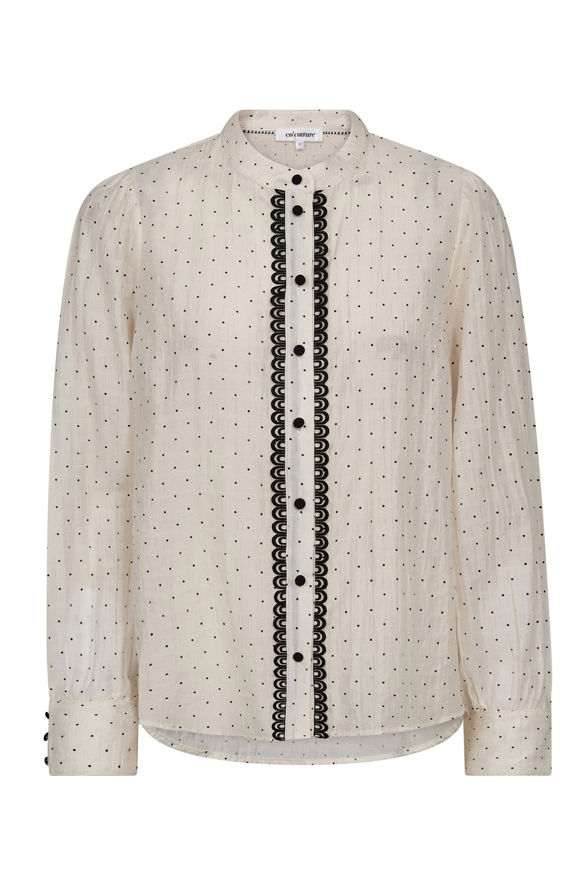 DallyCC Dot Shirt 11-Off white - 45008