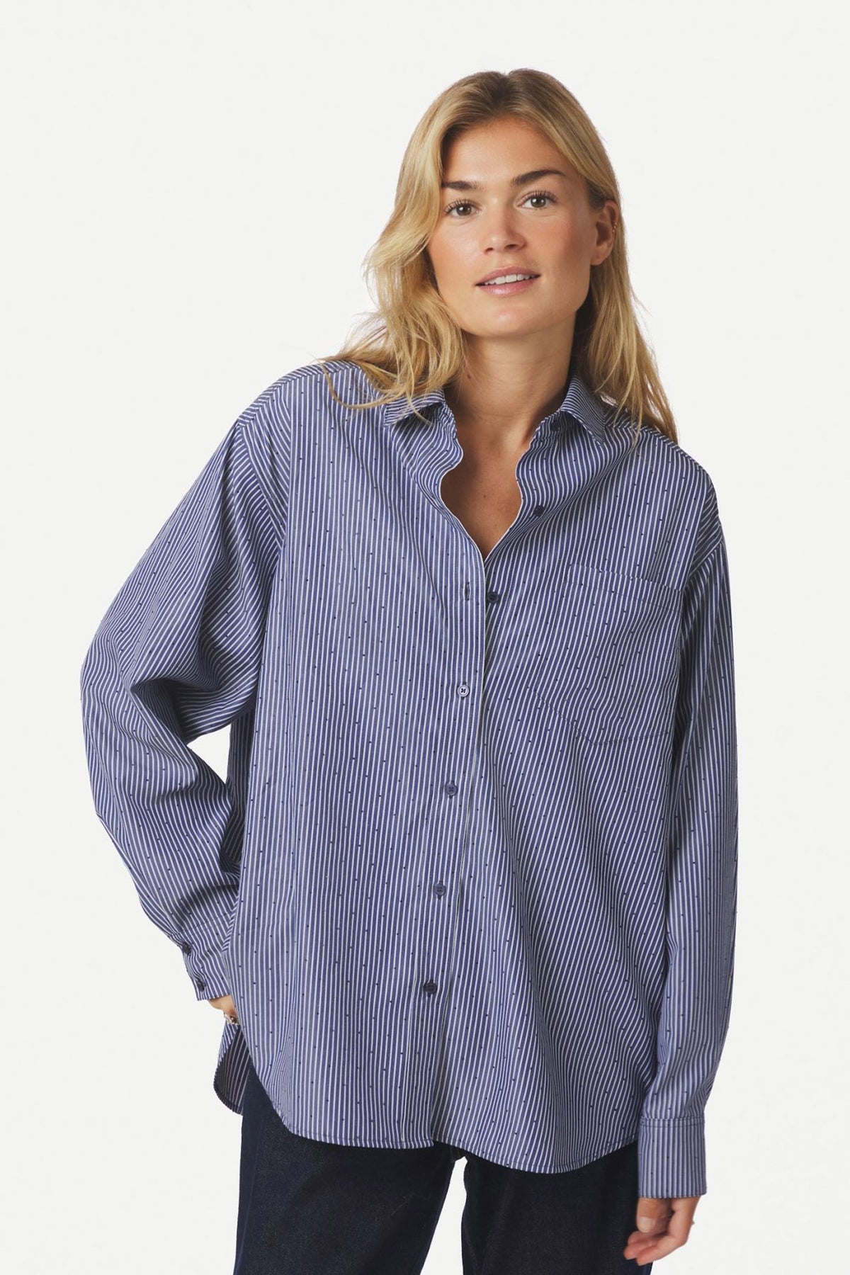 Dalma B Stripe Stone MIDNIGHT BLUE - 164520