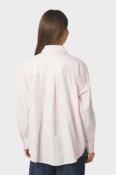 Dalma Dori Emb Shirt LJUSROSA - 166746 Thumbnail