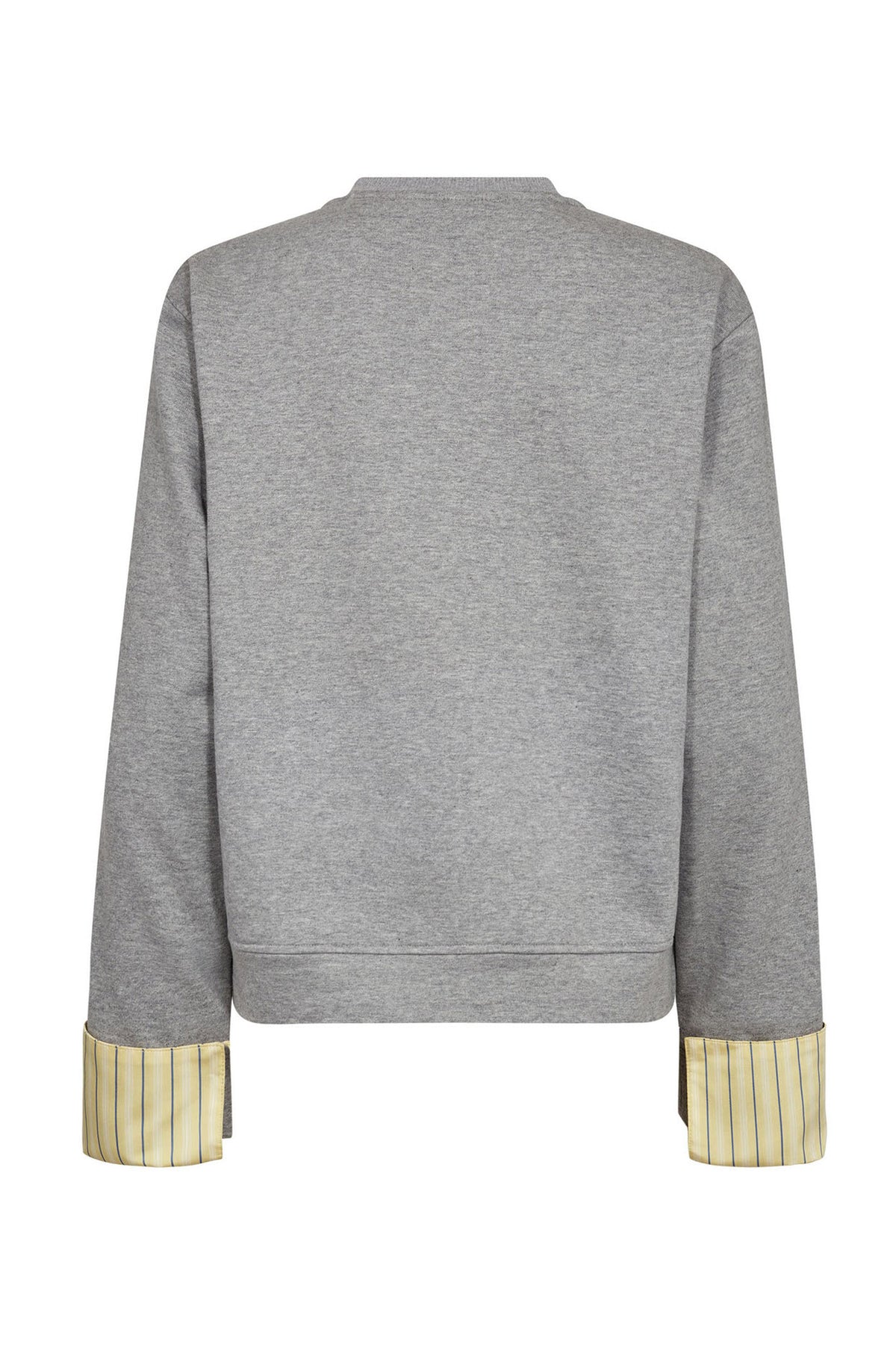 DaniellaCC Blaine Cuff Sweat 57-Gråmelerad - 47008