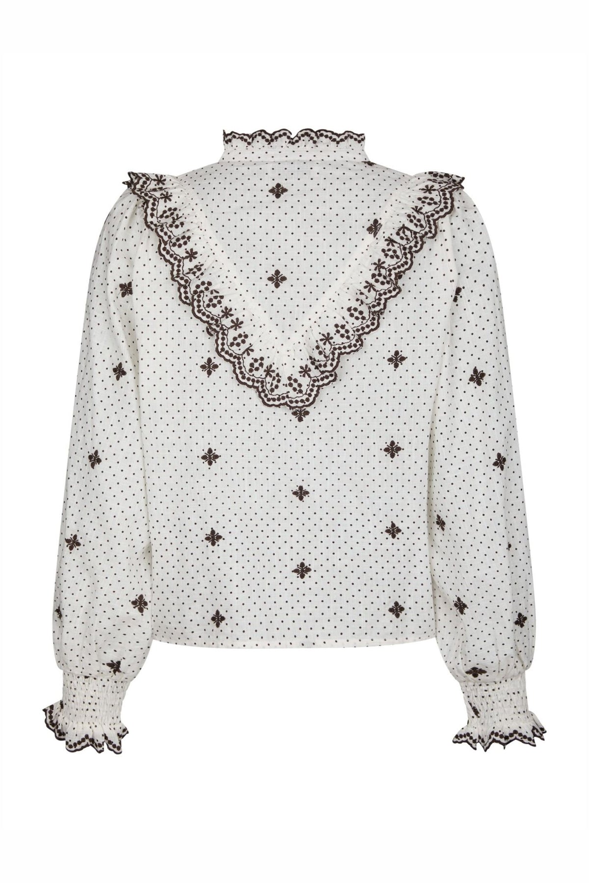 Degas Dot Blouse OFF WHITE - 167708