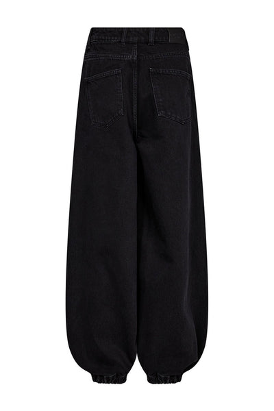 Denim Harembyxor Svart Svart - HL10807 Thumbnail