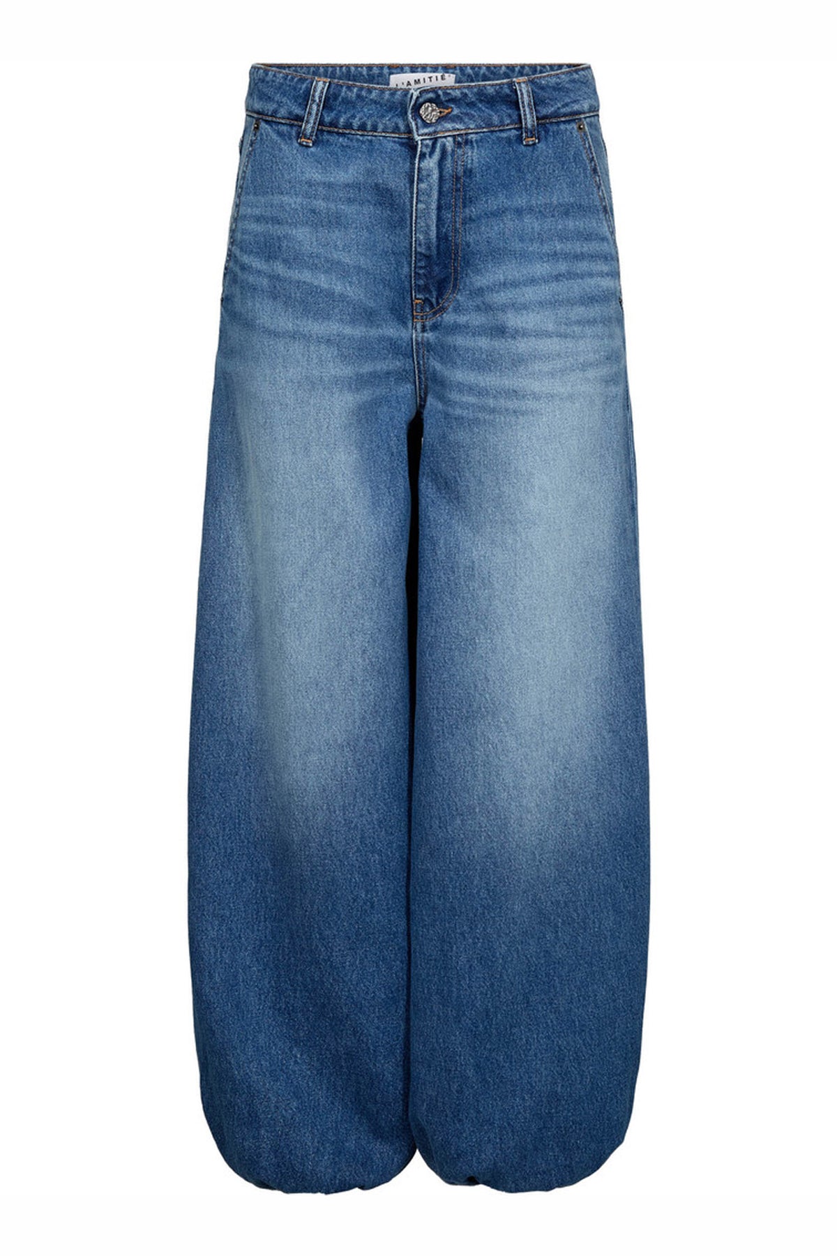Denim Harem Tall Pant Bleached Denim - HL10655