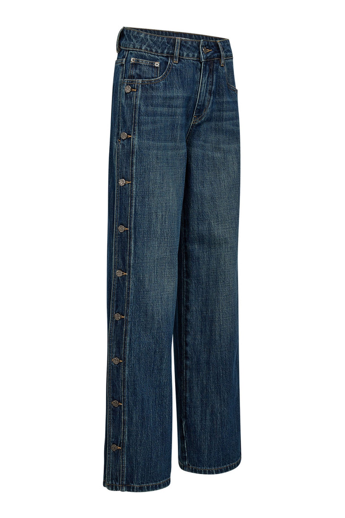 Denize Button Jeans Denim blue - HL10489