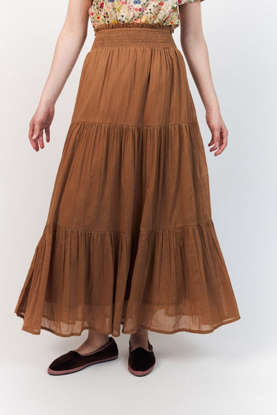 Diamondll Maxi Skirt CAMEL - 26263-2015 Thumbnail