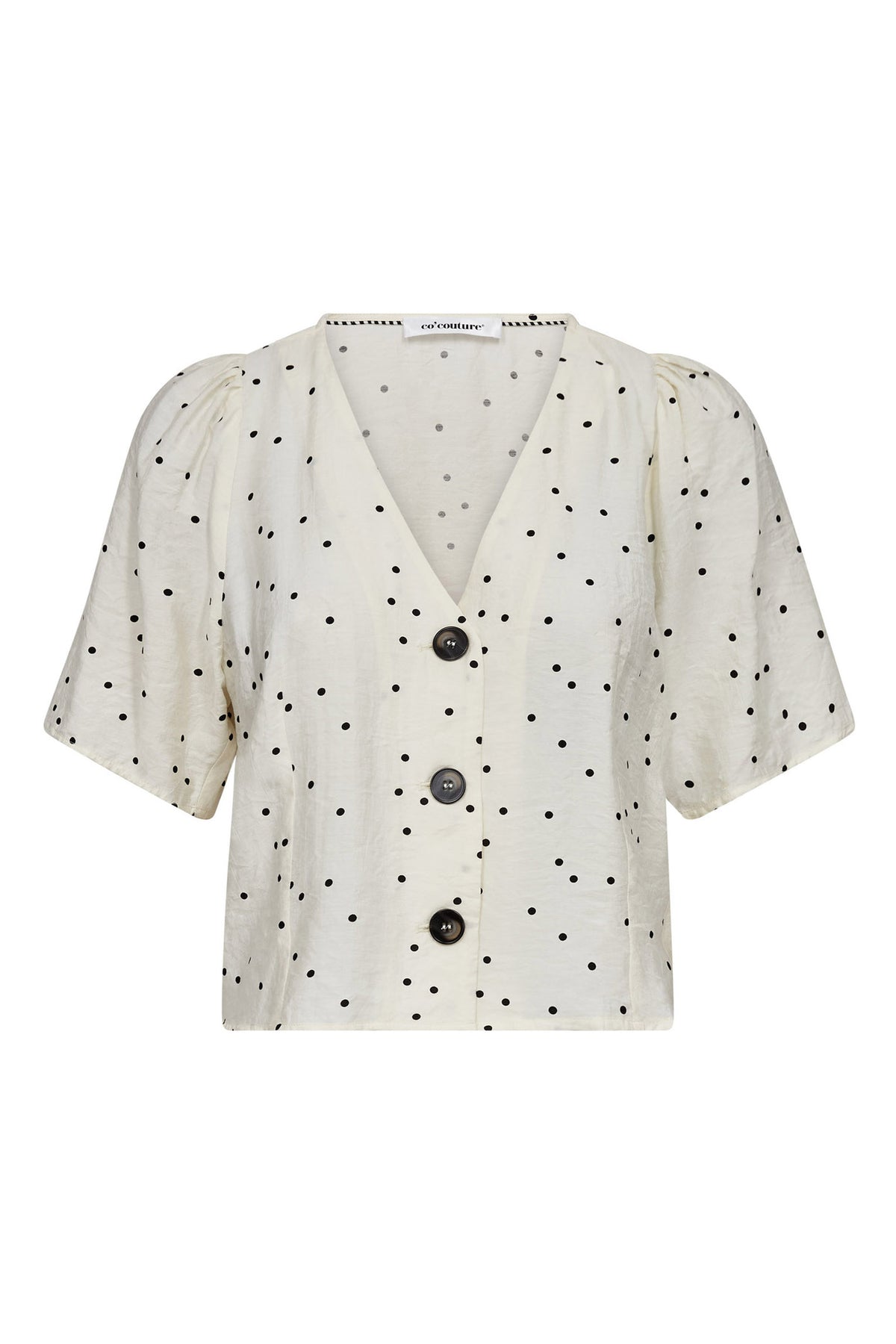 DiemCC Dot SS V-Shirt 1196-OffWhite-B - 45088