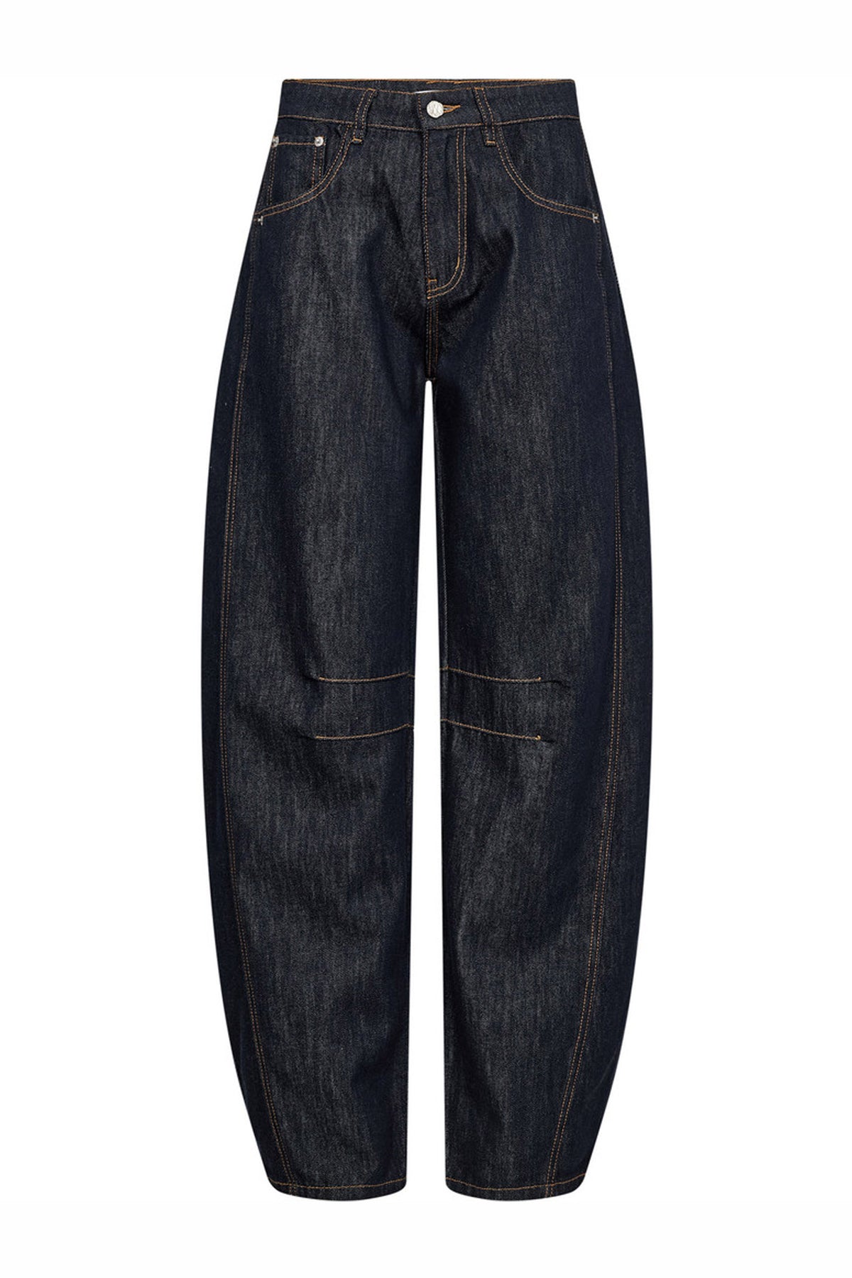 Drew Barrel Panel Jeans Unwash Obehandlad denim - HL10569