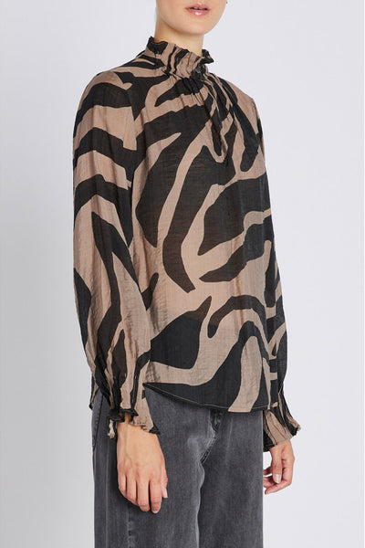 DuscleBBTerese blus Zebra mönster - BBW4672 Thumbnail