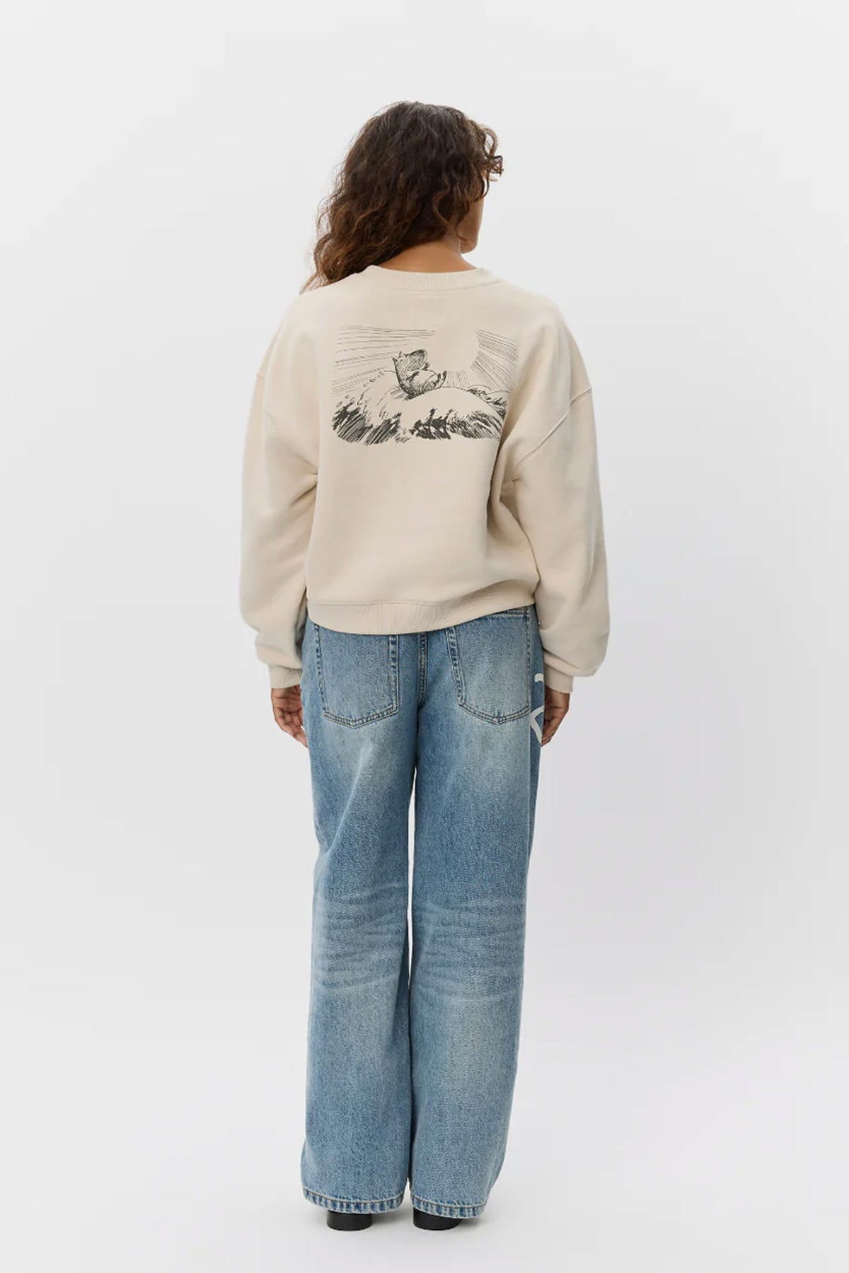 ELINSW MOOMIN SWEATSHIRT 7146 Fog - S261577