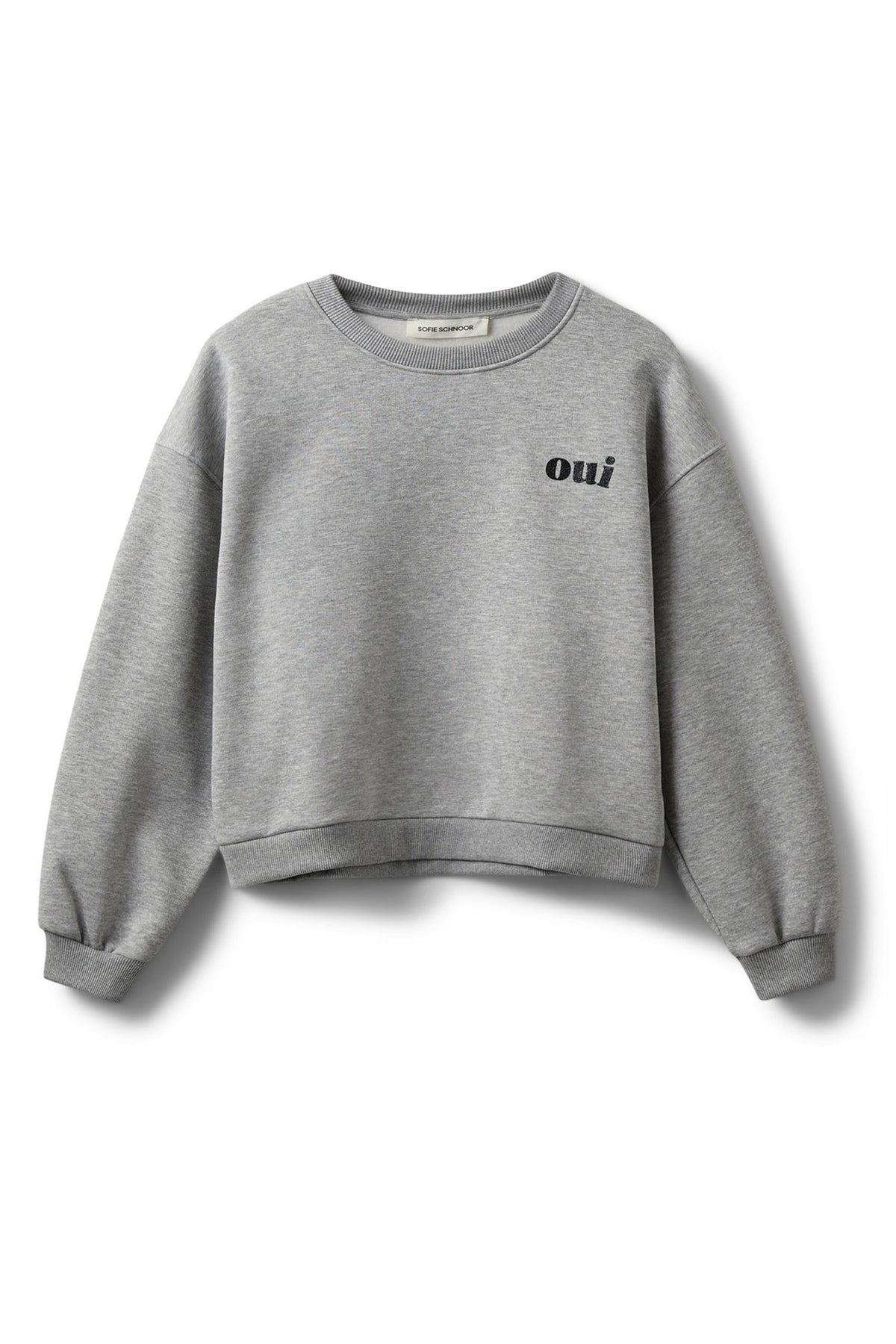 ELINSW SWEATSHIRT 8010 Gråmelerad - S254435