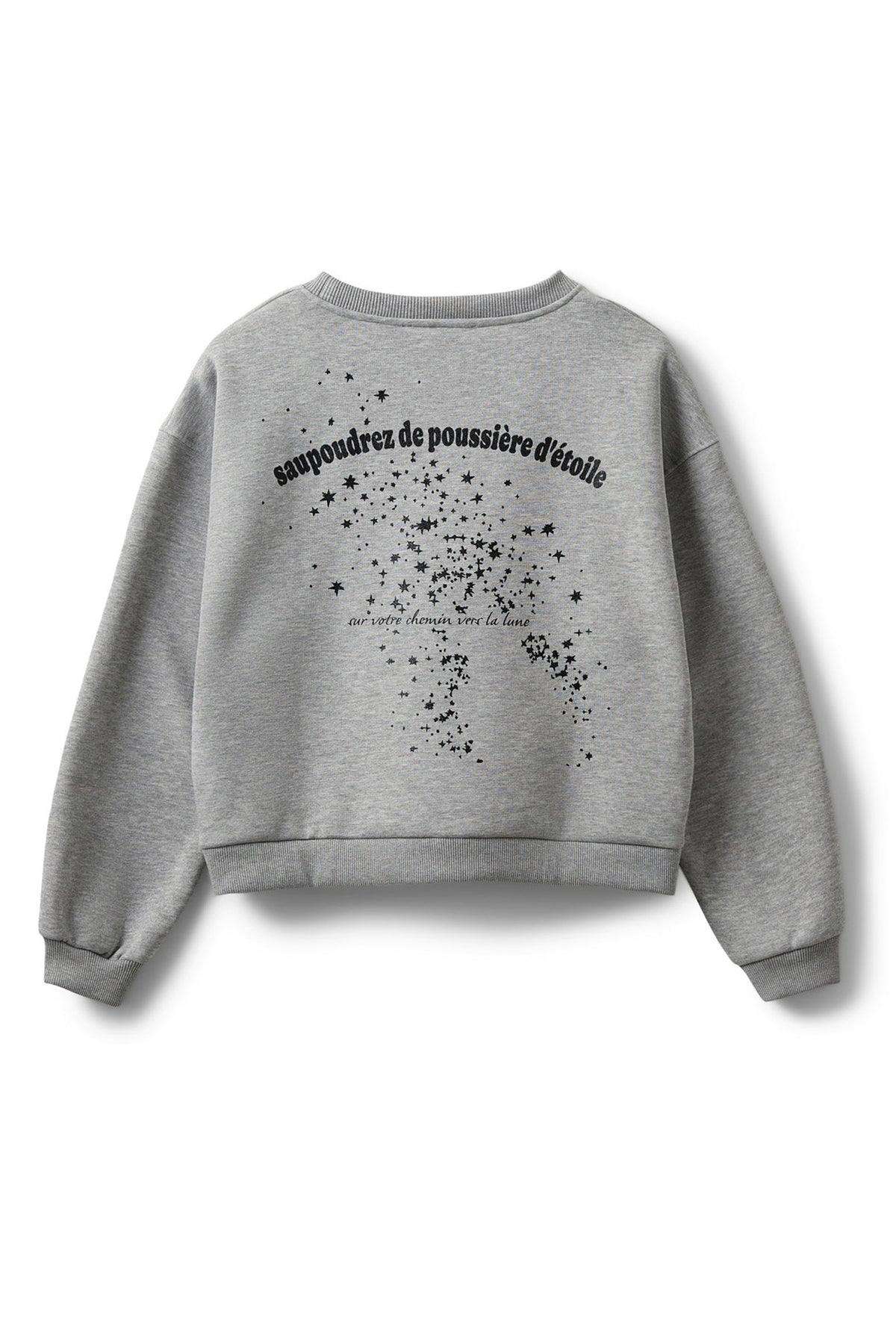ELINSW SWEATSHIRT 8010 Gråmelerad - S254435