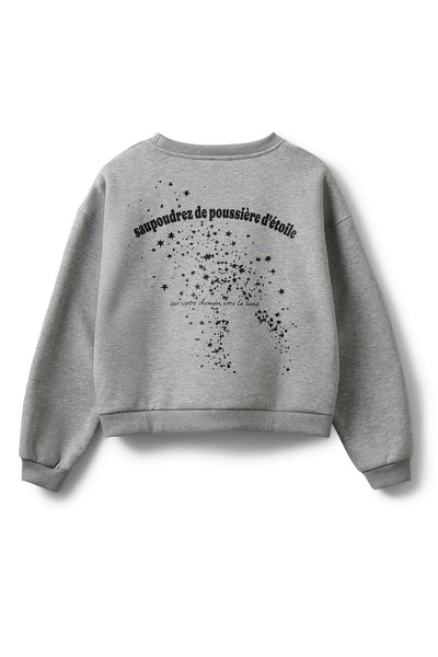 ELINSW SWEATSHIRT 8010 Gråmelerad - S254435 Thumbnail
