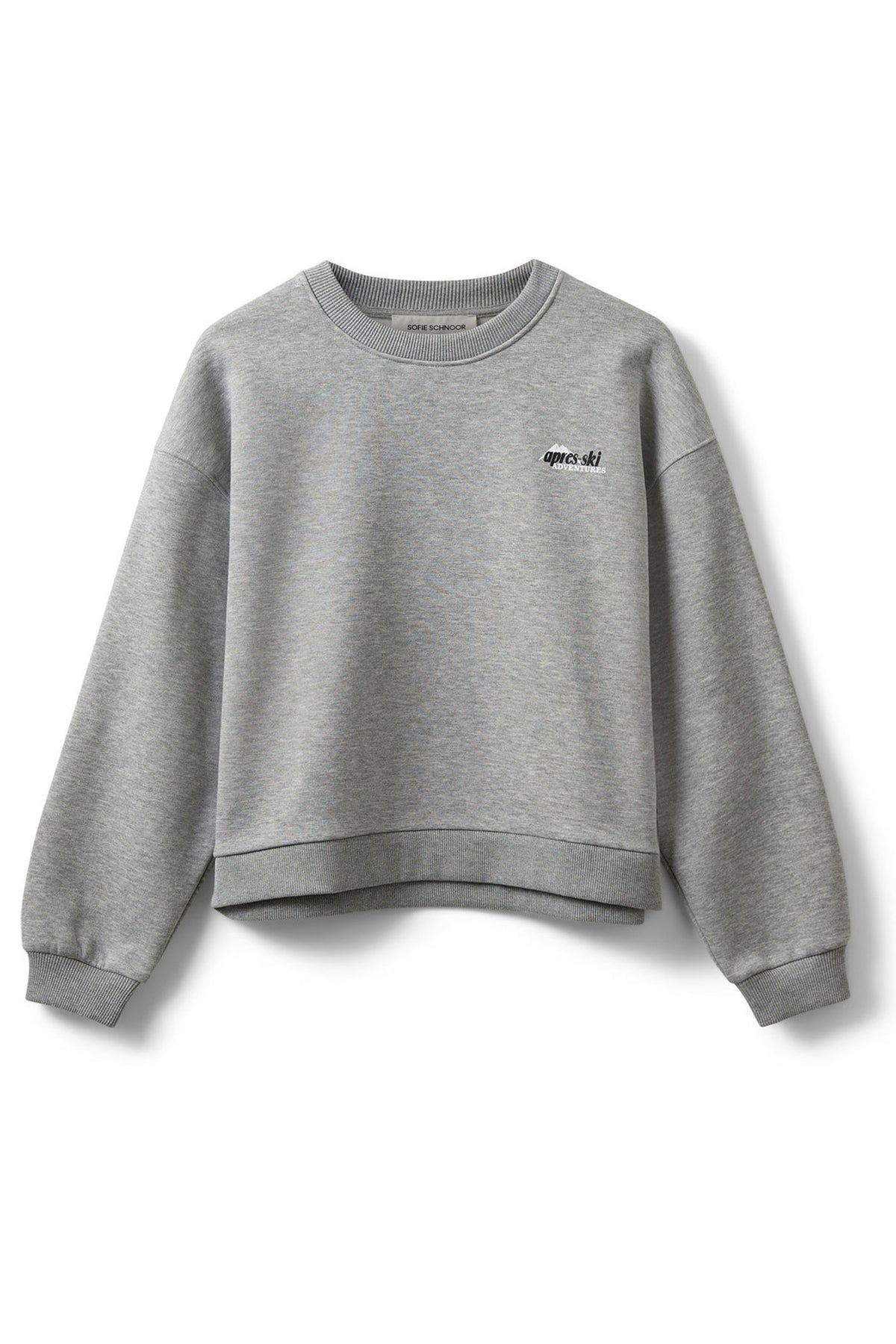 ELINSW SWEATSHIRT 8010 Gråmelerad - S254440