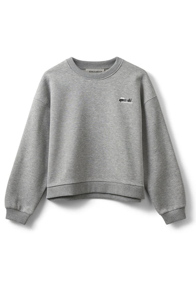 ELINSW SWEATSHIRT 8010 Gråmelerad - S254440 Thumbnail
